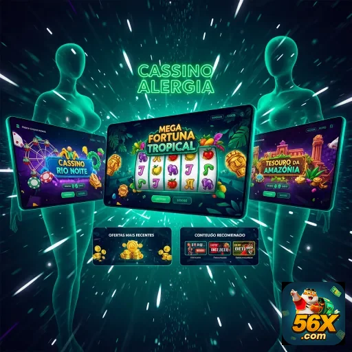 Ilustração de Descubra as melhores opções de jogo no 56x