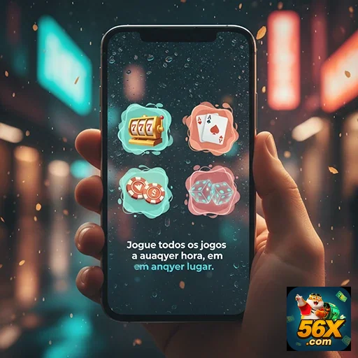 Ilustração de Experimente os Melhores Jogos Online com 56x